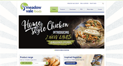 Desktop Screenshot of meadowvalefoods.co.uk
