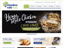 Tablet Screenshot of meadowvalefoods.co.uk